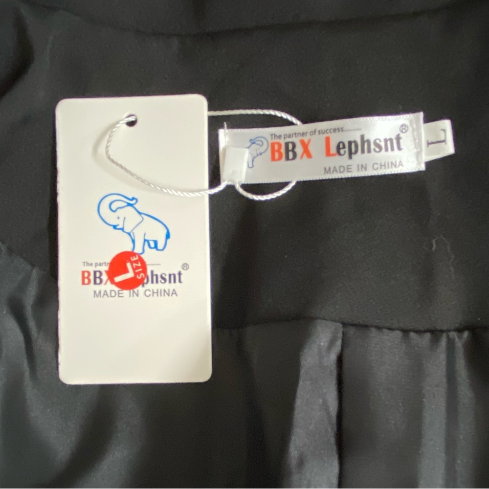 Solid Black Wardrobe Basic 1 button Blazer Jacket… - image 9